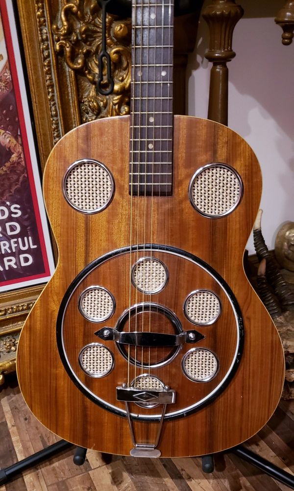Rare 1970’s Vintage Conrad Acoustic Resonator Guitar for Sale in