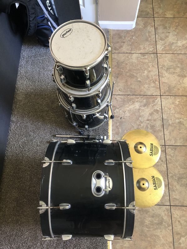 Pulse Drum Set Shell Pack w/ Sabian hihat cymbals for Sale in Los