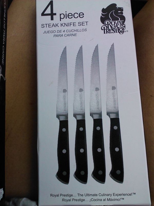 Royal Prestige Royal Prestige 5 Piece Kitchen Knife Set & 4 peice Steak