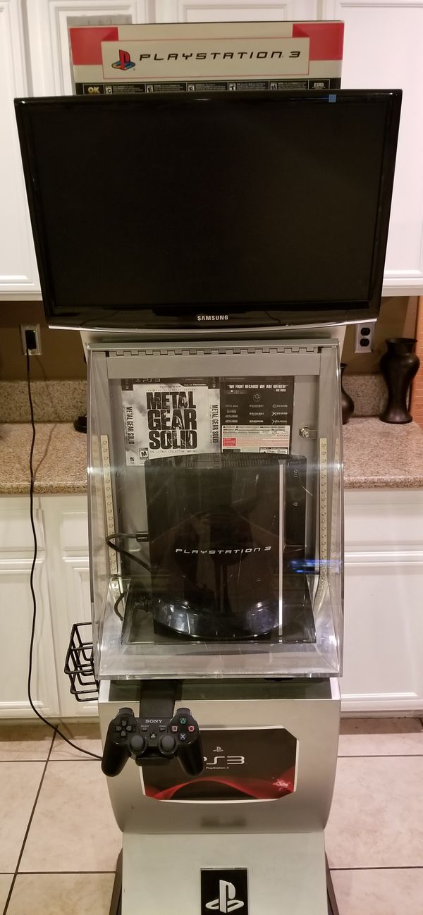 Amazing Sony Playstation 3 / Ps3 Official Console Kiosk Complete for