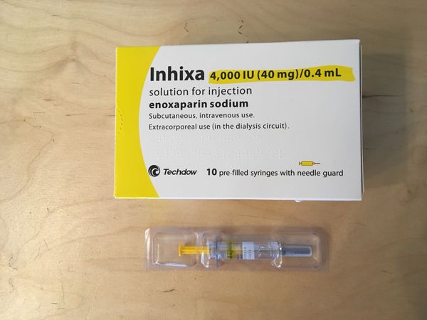 Enoxaparin Inhixa - 4000IU(40mg)/0.4ml - solution for injection ...