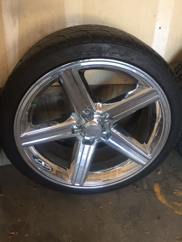 22 inch chrome Iroc rims wheels tires for Sale in Visalia, CA - OfferUp