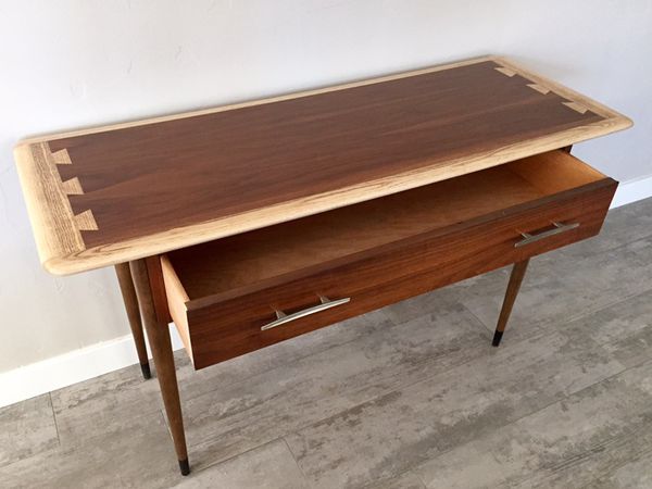 Lane Acclaim Vintage American Mid Century Modern Hall Console Table for