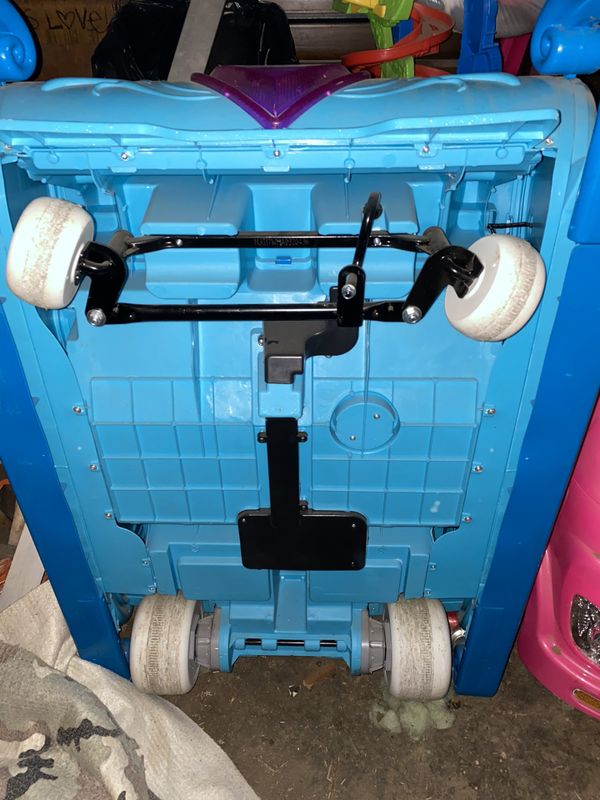 frozen power wheel sled