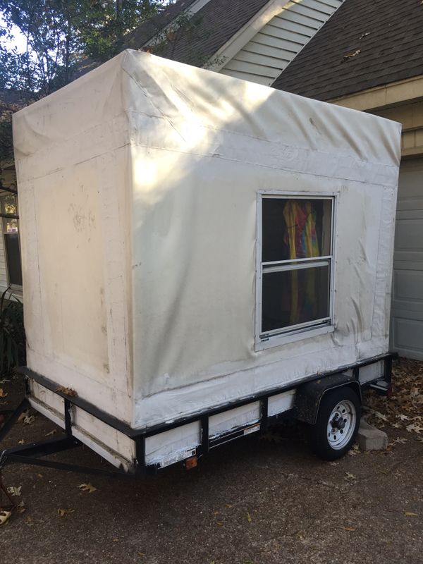 5x8 utility trailer/homemade camper for Sale in Memphis, TN OfferUp
