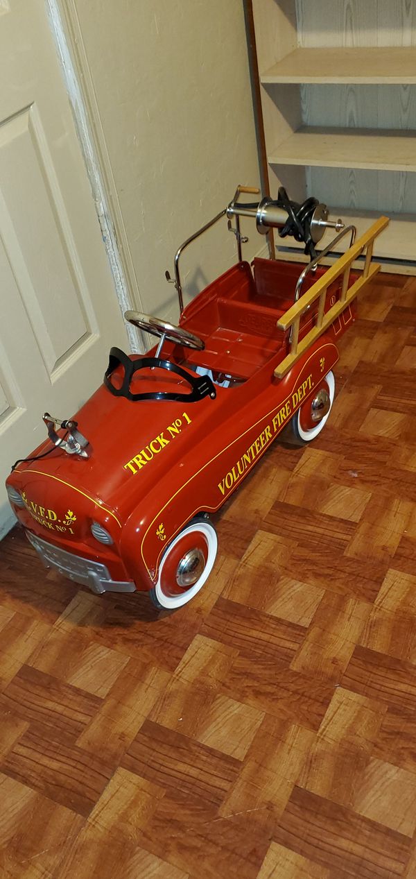 fire department pedal car