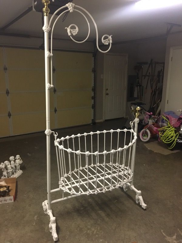 Antique Iron Baby Crib For Sale In Rockwall Tx Offerup