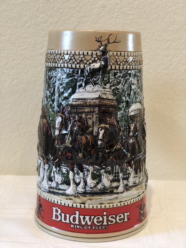 Vintage 1987 Budweiser “C” Series Collectible Limited Edition Stein for