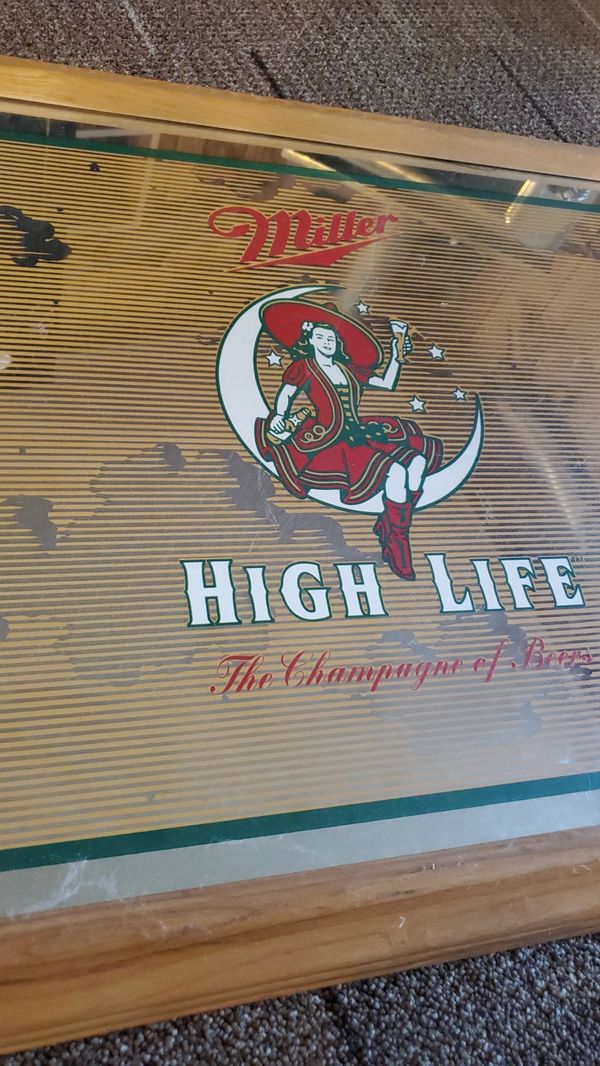 Miller highlife beer mirror for Sale in Bremerton, WA - OfferUp