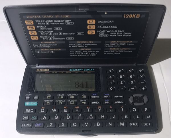 casio digital diary price