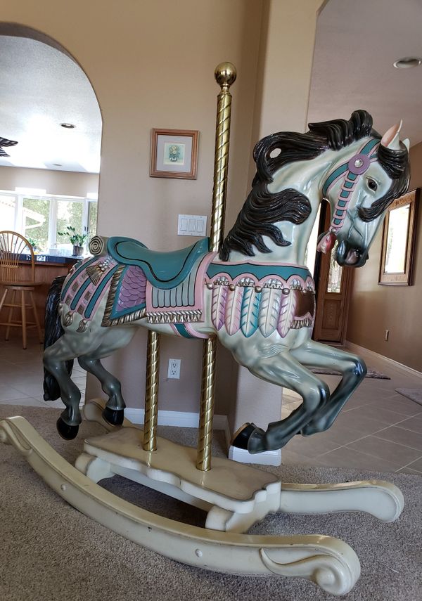 jr carousel rocking horse