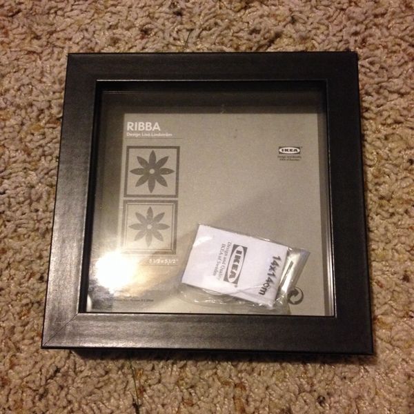 IKEA Black Shadow Box 5.5" x 5.5" picture frame for Sale in Whittier