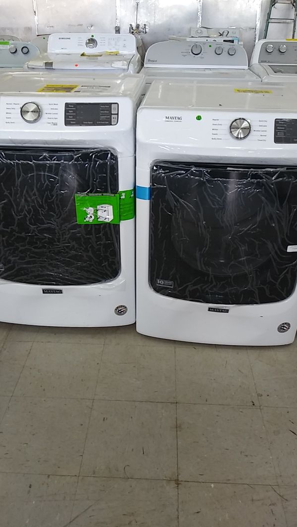 New Scratch n Dent Maytag Front Load Washer Dryer for Sale in Fort