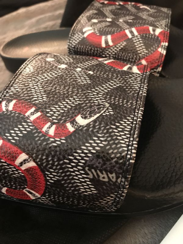 Custom Gucci snake goyard slides for Sale in WA, US - OfferUp