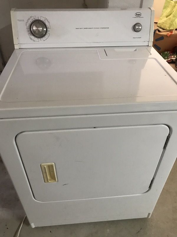 ROPER by Whirlpool heavy duty / super capacity 5 cycle dryer 3