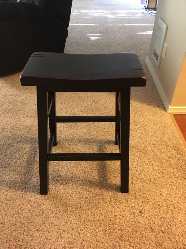 Two black Bar stools from Fred Meyer for Sale in Kirkland ...