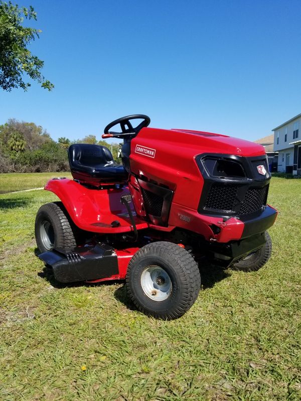 Craftsman T2300 Riding Lawn Mower 42" 19 HP Briggs & Stratton Fast