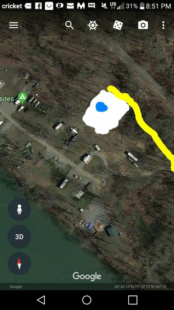 Kiski river campsite lot for sell 103R for Sale in New Kensington, PA