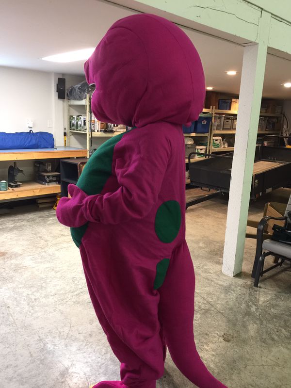 who was under the barney costume