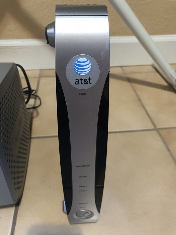 ATT Modem wireless router with Battery backup unit for Sale in Miami