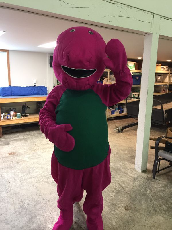 inflatable barney costume