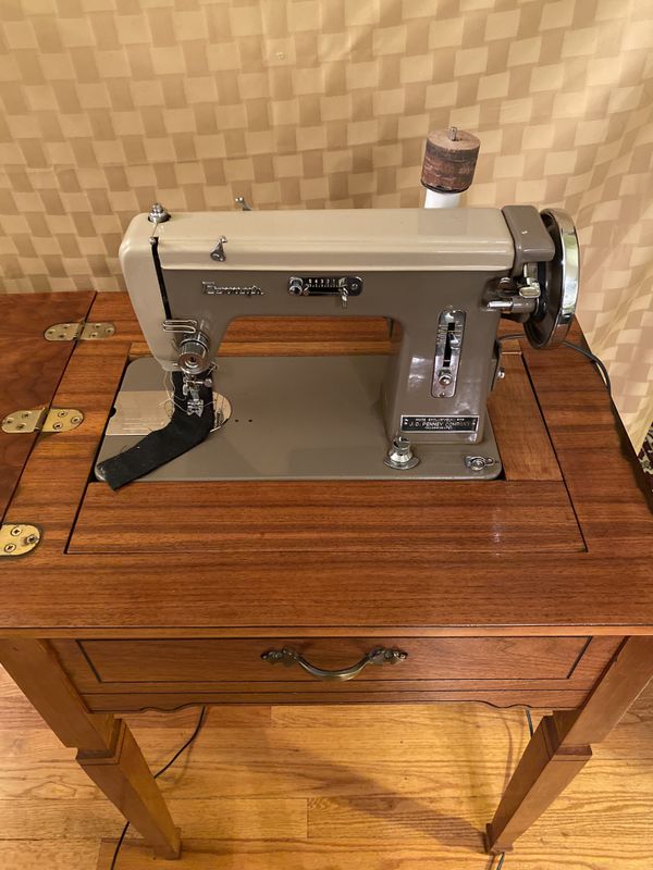 Antique Vintage JC PENNEY Sewing machine with Table for Sale in