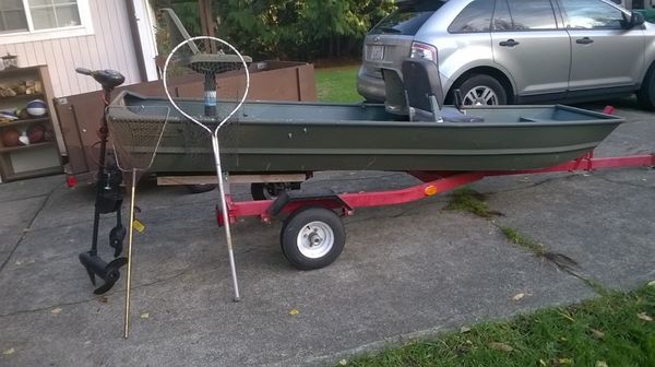 Sears Gamefisher 14 ft Aluminum Boat for Sale in Olympia, WA - OfferUp