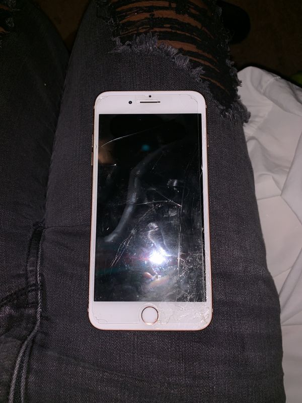 iPhone 8 Plus cracked needs to be flashed again no SIM card ! for Sale