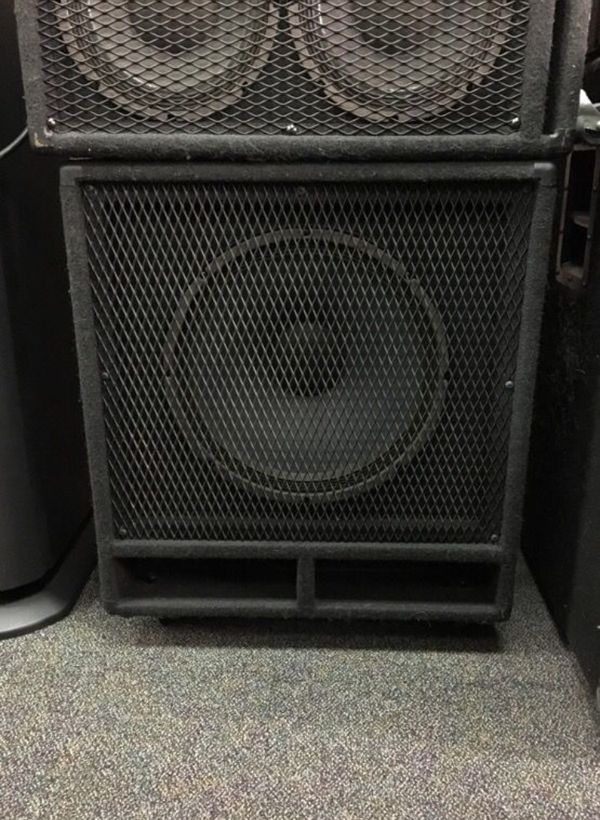 Carvin Red Eye Bass Amp Cabinet Set R600 RL410T RL115 for Sale in ...