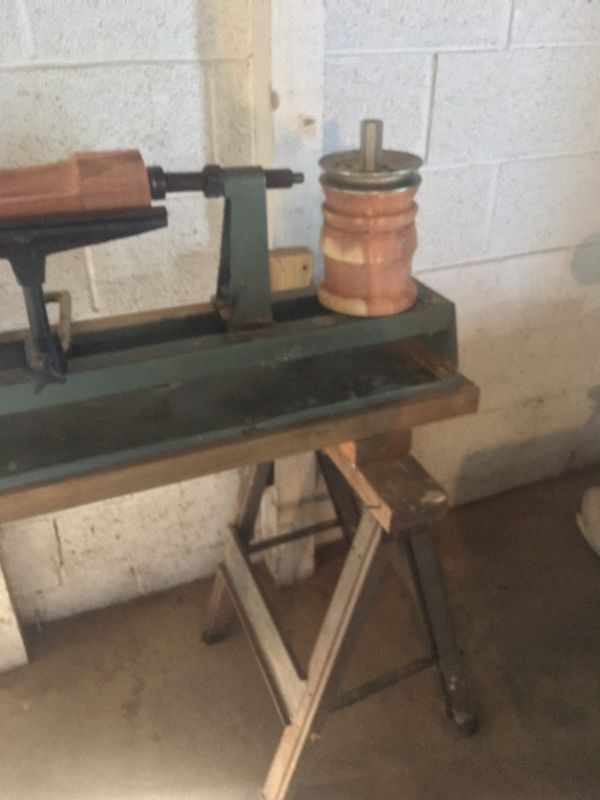 14x40 Central Machinery Wood Lathe w/6inch Sander for Sale in Granite