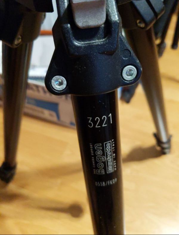 Professional Bogen by Manfrotto Photo Video Tripod (3221) and Pivot