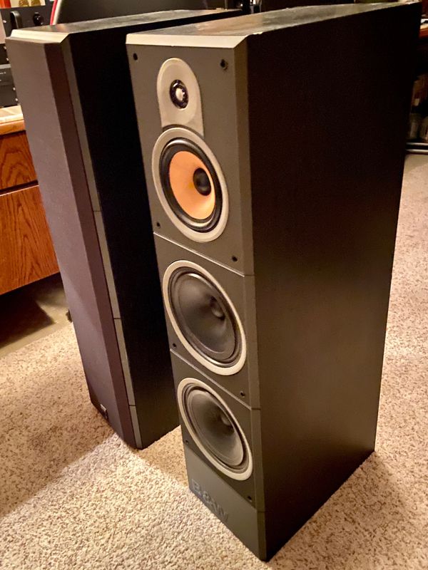 B & W “Bowers & Wilkins “ DM 640 Loud Speakers. 3 way floor standing