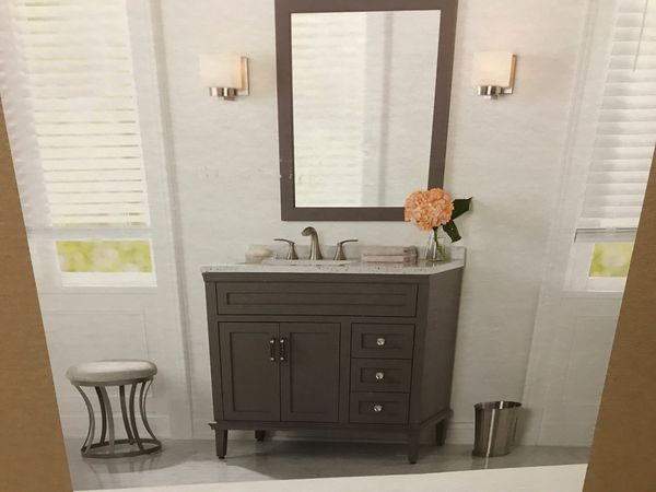 Home Decorators Abbotsford Collection 36 3 Piece Vanity Combo For