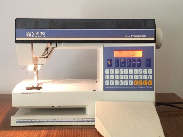 HUSQVARNA Viking 400 Computer Sewing Machine LIMITED EDITION Sweden for