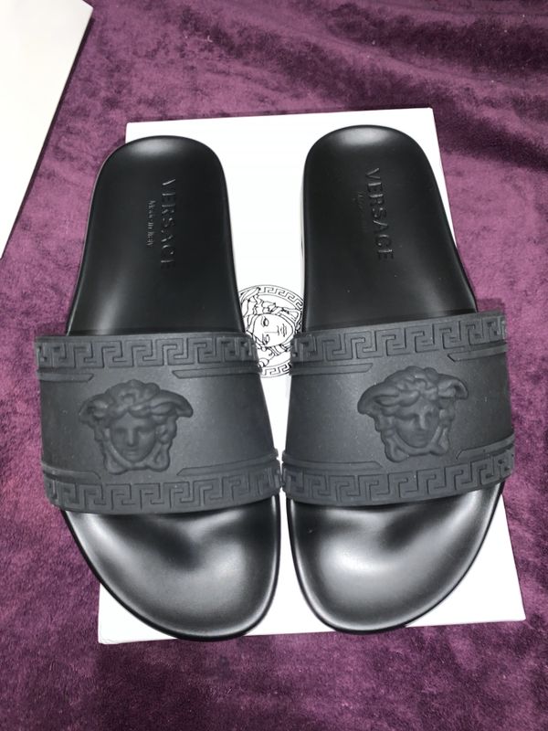 versace beach slides