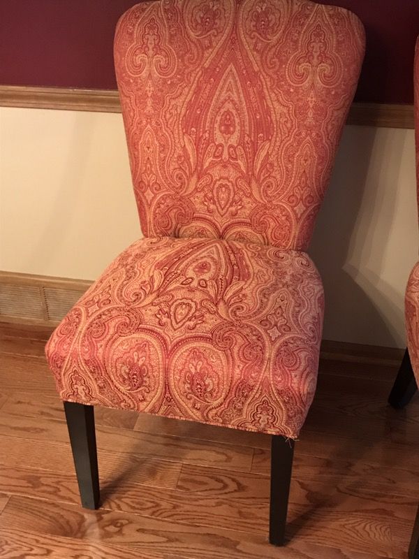 Arhaus Harman Dining Chairs 2 Red For In Strongsville Oh Arhaus Harman Dining Chairs 2 Red