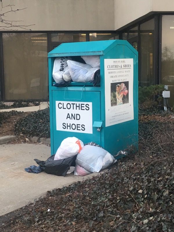 RENT a Clothes and Shoes Collection/Donation Bin for Sale in Chicago
