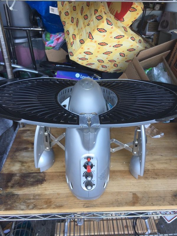Thane Q Portable Rocket Ship QBBQ2003 Tailgating BBQ Propane Grill
