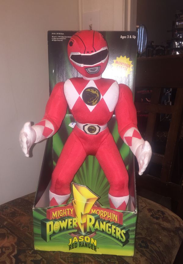 stuffed power ranger doll