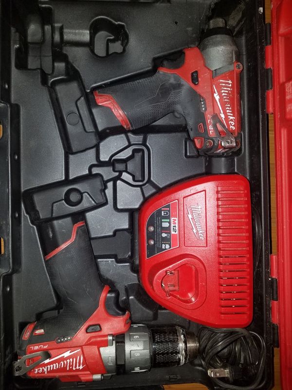 M12 FUEL 12Volt LithiumIon Brushless Cordless Hammer Drill and Impact