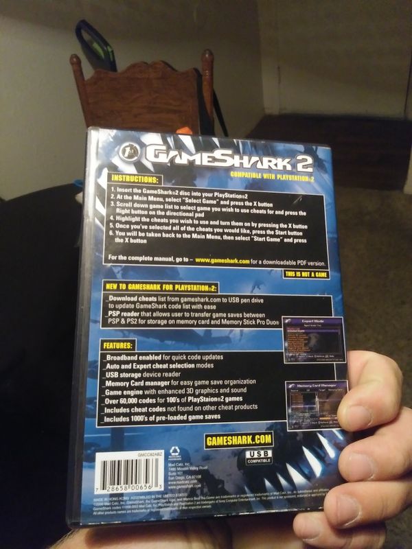 Instruction Manual For Playstation 2 Gameshard