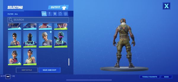 Aerial assault trooper account stacked with a lot of skins and pickaxe ...