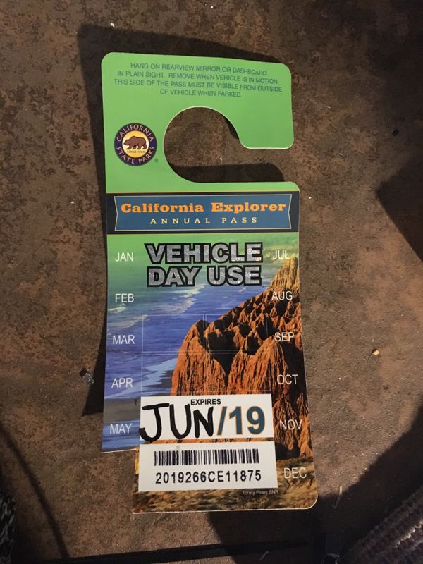 California explorer annual pass for state plarks in California and ...