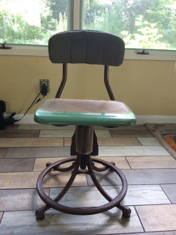 Vintage Western Electric Swivel Bell Telephone Operator Chair for Sale