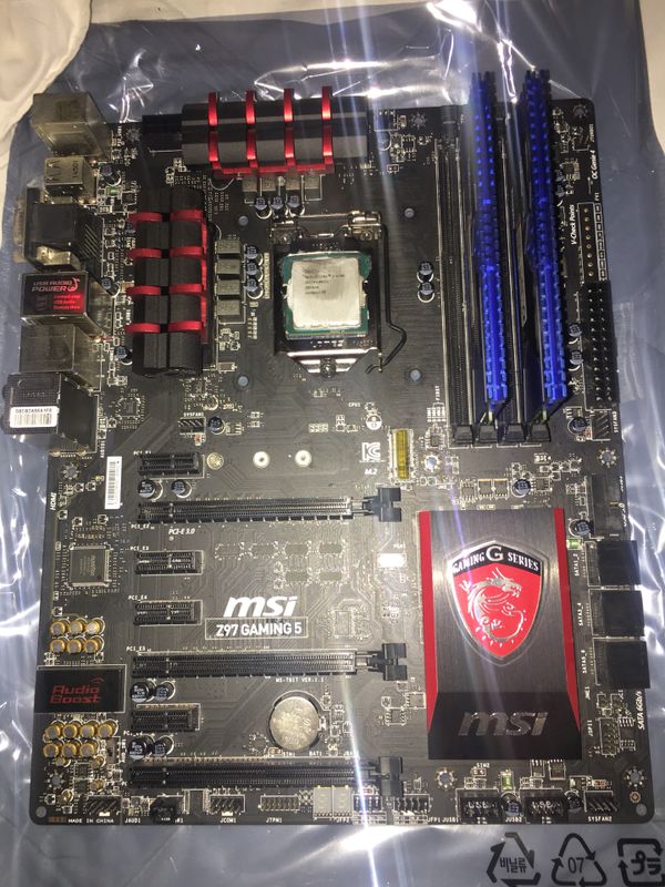 Intel Core i74790k 4GHz QuadCore Processor + MSI Z97 Gaming 5 ATX