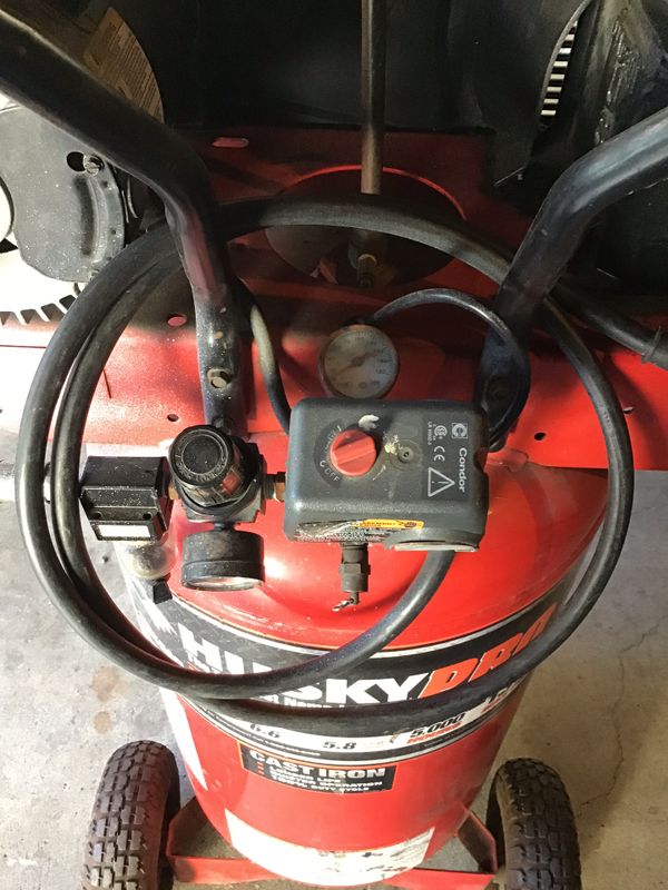 Air Compressor Husky Pro 5 Hp 26 Gallons 135 Max Psi Ready For You Work