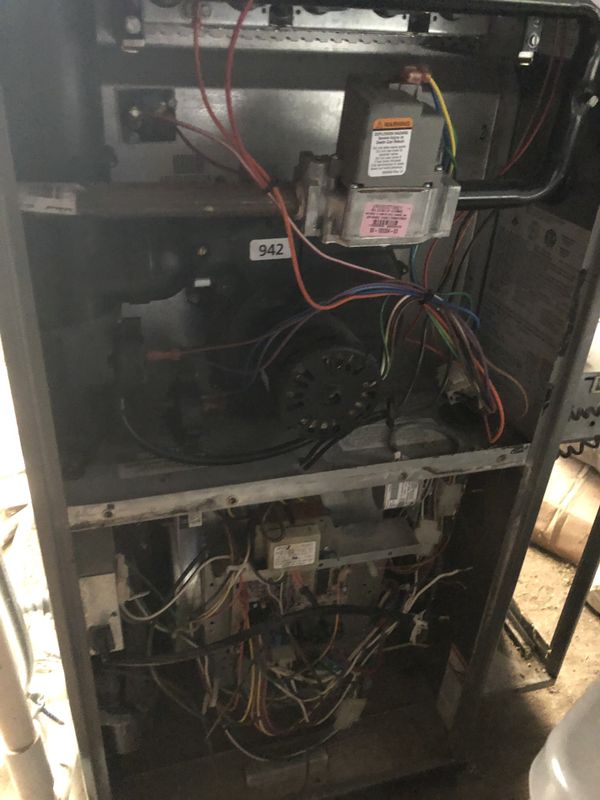 Rheem 75,000 Btu Gas Furnace, Coil, Ac Unit And Humidifier. A Package 