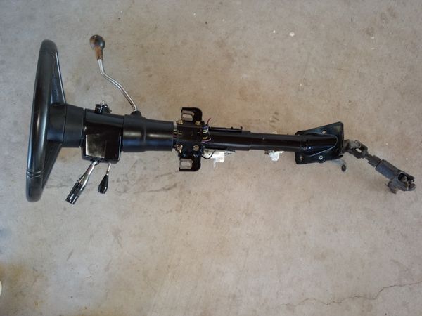 Steering wheel and column with tilt for a 1991 Chevy conversion Van G20 ...