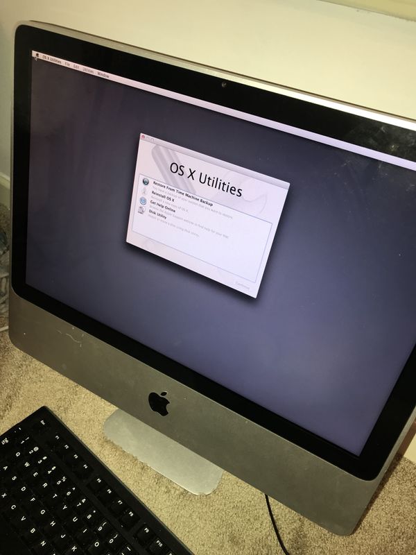 Не загружается ios на imac