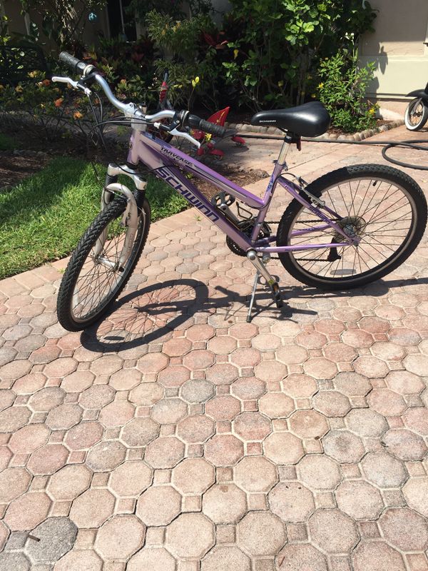 schwinn traverse 24 inch girls mountain bike